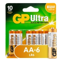Батарейка GP Ultra Alkaline AA 2шт. блистер