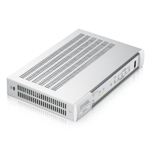 Межсетевой экран Zyxel NSG50 Nebula 4 порта Ethernet 1 Гбит/с, 1 uplink/стек/SFP (до 1 Гбит/с), USB-порт, 2048 МБ RAM, Firewall, DHCP-сервер, размеры 216 x 33 x 143 вес 1.04 кг