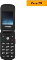 Мобильный телефон Digma VOX FS240 32Mb черный моноблок 2Sim 2.44" 240x320 0.08Mpix GSM900/1800 FM microSDHC max32Gb