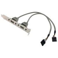 Планка в корпус Espada USB2.0 -2 порта, (EBRCT-2PrtUSB2)