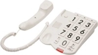 Телефон RITMIX RT-520 ivory проводной[повтор. набор, регулировка уровня громкости, световая индикац]