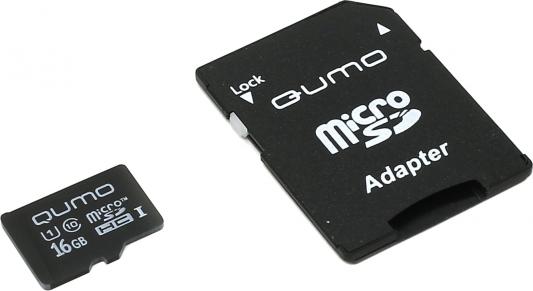 Карта памяти QUMO microSDHC QM16GMICSDHC10U1NA 16GB