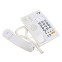 Телефон RITMIX RT-330 white {[повторный набор, регулировка уровня громкости, световая индикац]}