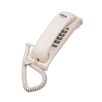 Телефон RITMIX RT-007 white проводной RT-007 белый [повторный набор, регулировка уровня громкости, световая индикац]}