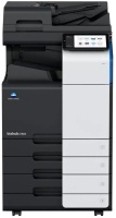 МФУ Konica Minolta bizhub C300i (принтер/сканер/копир), лазерная цветная печать, A3, двусторонняя печать, планшетный/протяжный сканер, ЖК панель, AirPrint