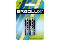 Батарейка Ergolux Alkaline LR6 BL-2 AA 2800mAh (2шт) блистер