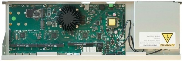 RB1100AHx4 1100x4 with Annapurna Alpine AL21400 Cortex A15 CPU (4-cores, 1.4GHz per core), 1GB RAM, 13xGbit LAN,RouterOS L6, 1U rackmount case, Dual PSU {10} (002662)