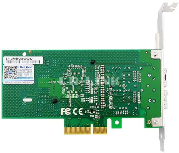 LREC9712HF-2SFP Сетевой адаптер PCIE 1GB 2SFP  Intel I350 (300676)