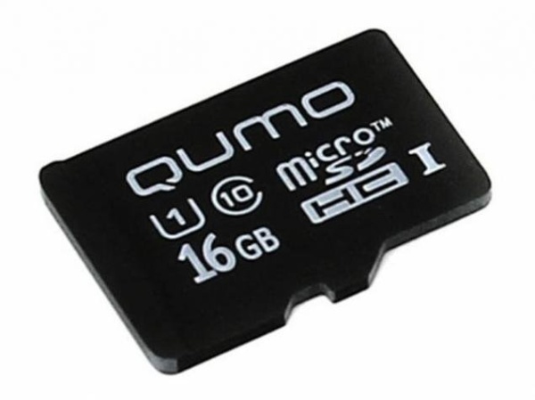 Карта памяти QUMO microSDHC QM16GMICSDHC10U1NA 16GB