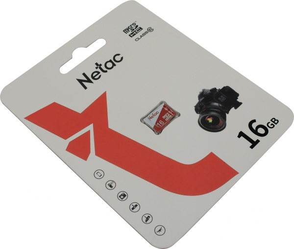 Карта памяти Netac microSDXC P500 ECO 16GB