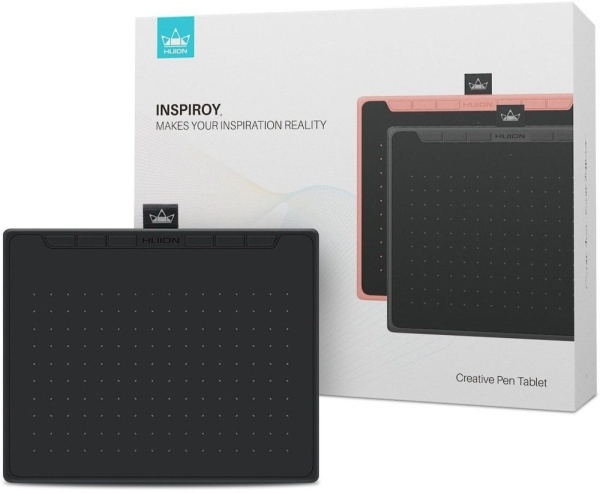 Huion Inspiroy RTS-300 Black графический планшет, рабочая область 160 мм x 100 <noindex>мм</noindex>, 5080 lpi, 8192 уровня нажима