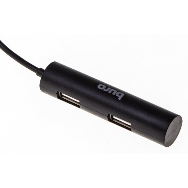 USB-разветвитель Buro 2.0 BU-HUB4-0.5R-U2.0 4порт. черный