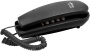 Проводной телефон Ritmix RT-005 black {повторный набор номера, настенная установка, кнопка выключения микрофона, регулятор громкости звонка}