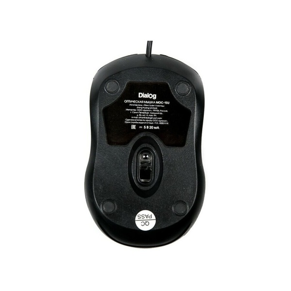 MOC-15U Comfort Optical - 3 кнопки + ролик прокрутки, USB