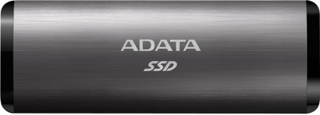 1.8" 256GB SE760 Titan-Gray External SSD [ASE760-256GU32G2-CTI] USB 3.2 Gen 2 Type-C, 1000R, USB 3.2 Type-C to C cable,USB 3.2 Type-C to A cable, Quick Start Guide, RTL  (772691)
