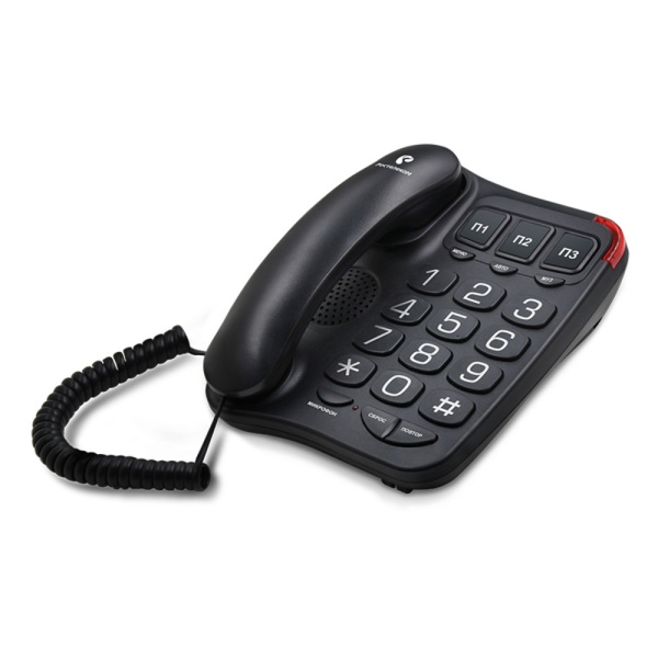 Телефон Texet TX-214 цвет черный