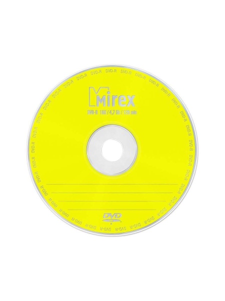 Диск DVD-R Mirex 4.7Gb 16x Slim Case (5шт) (202387)