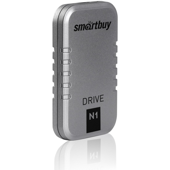 128Gb SmartBuy N1 Drive Silver (SB128GB-N1S-U31C) внешний SSD, 2.5", 128 Гб, USB Type-C, чтение: 500 Мб/сек, запись: 450 <noindex>Мб/сек</noindex>, TLC