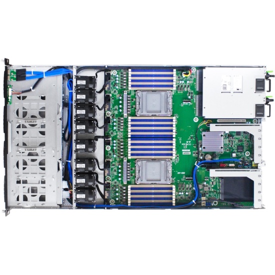 AIC SB101-A6 (XP1-S101A602) 1U, 2 x LGA 4189, Intel C621A, 32 x DDR4, 4 x 2.5"/3.5" SATA, 1200 Вт