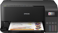 МФУ Epson EcoTank L3550 МФУ (принтер/сканер/копир), цветная печать, A4, печать фотографий, планшетный сканер, Wi-Fi, AirPrint