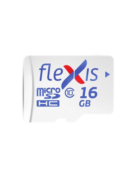16Gb MicroSD Flexis + SD адаптер (FMSD016GU1A) SDHC, 16 Гб, чтение: 45 Мб/с, адаптер на SD