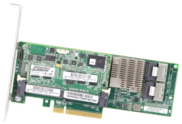 614988-B21 Контроллер HP Modular Smart Array SC08e 2-ports Ext PCIe x8 SAS Host Bus Adapter