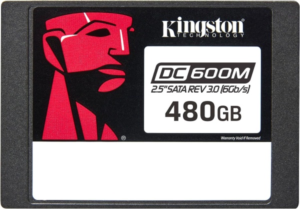 SSD 480Gb Kingston DC600M (SEDC600M/480G) внутренний 2.5", 480 Гб, SATA-III, чтение: 560 МБ/сек, запись: 470 <noindex>МБ/сек</noindex>, TLC