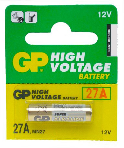 Батарейка GP Super Alkaline 27A MN27 (1шт)