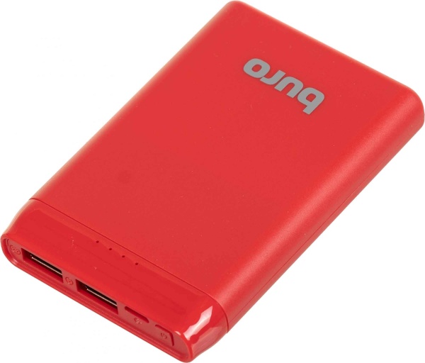 Мобильный Buro BP05B 5000mAh 2.1A 2xUSB красный (BP05B10PRD)