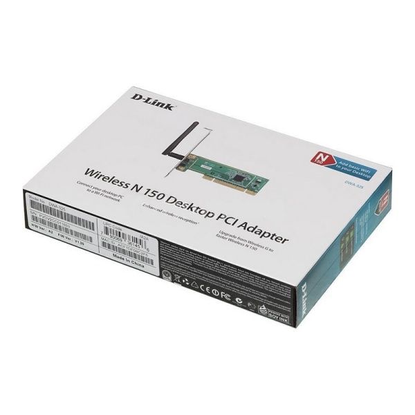 Адаптер Wi-Fi DWA-525/A2B WLAN 802.11 b/g/n PCI oem