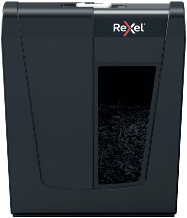 Шредер Rexel Secure X10 EU черный (секр.P-4) фрагменты 10лист. 18лтр. скрепки скобы