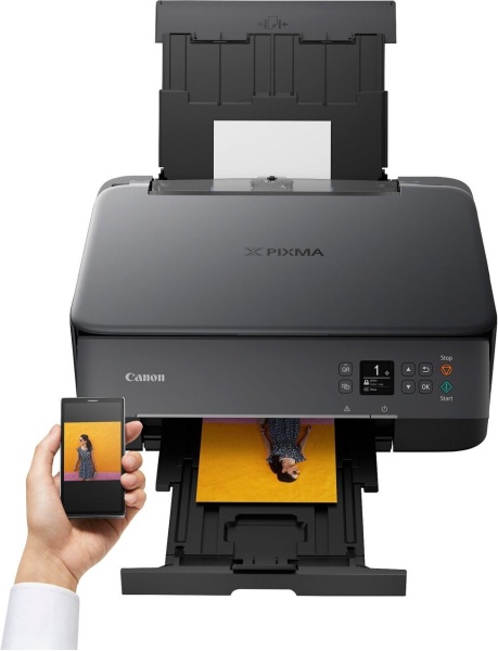 МФУ Canon PIXMA TS5340a (3773C107) (принтер/сканер/копир), A4, двусторонняя печать, печать фотографий, планшетный сканер, ЖК панель, Wi-Fi, AirPrint