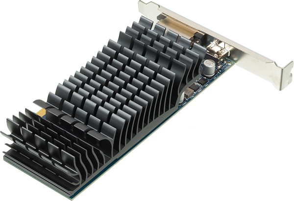 PCI-E GT710-SL-2GD3-BRK-EVO NVIDIA GeForce GT 710 2048Mb 64 DDR3 954/5012 DVIx1 HDMIx1 CRTx1 HDCP Ret low profile