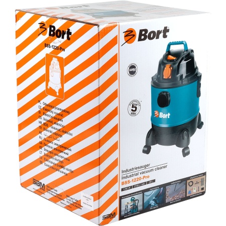 Bort BSS-1220-Pro 1250Вт (уборка: сухая/влажная) синий