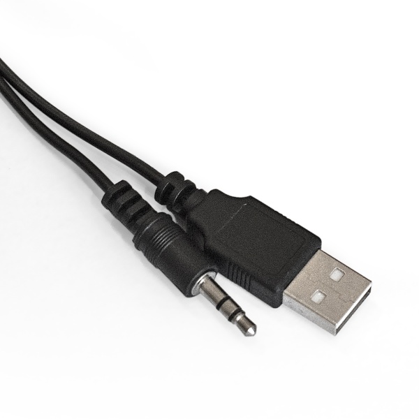 EX287052RUS Акустическая система 2.0 Disco 170 (питание USB, 2х3Вт (6Вт RMS), 100-20000Гц, белый/черный)