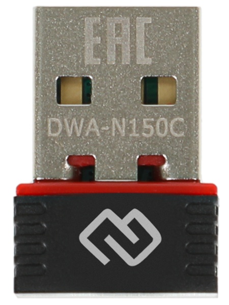 Сетевой DWA-N150C N150 USB 2.0 (ант.внутр.) 1ант. (упак.:1шт)