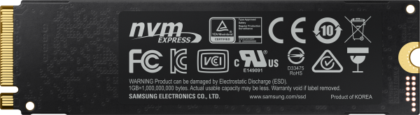 Накопитель Samsung PCI-E x4 250Gb MZ-V7S250BW 970 EVO Plus M.2 2280